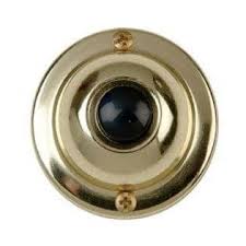 Round Single Door Bell Button